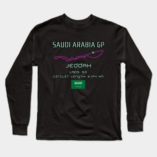 Saudi Arabian Grand Prix, Jeddah Circuit, Formula 1 Long Sleeve T-Shirt